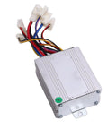 500W Brushed Motor Speed Controller Kit With Aluminum Alloy Throttle Grip Set For Electric Bikes Trikes And Motorcycles 12V Compatible Easy Install Today shown with wiring harness.