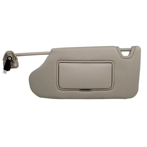 Left Driver Side Sun Visor For Nissan Altima 2013-2018 With Built-In Light Beige Direct Replacement Non OEM Without Sunroof Part 96401-3TA2A