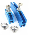 Car Dent Puller Kit Aluminum Alloy For Sheet Metal Repair, Easy Operation, Lightweight Yet Durable Repair Tool For Minor Car Dings, Reusable Auto Body Repair Set, blue aluminum clamps
