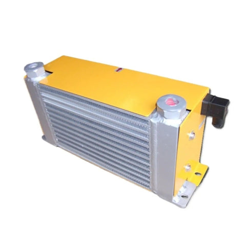 Hydraulic Aluminum Alloy Air Cooler With Oil Cooling Heat Exchanger Pro Grade Welding Efficient 34W Fan 60L Per Min Flow Under 2MPa Wide Industrial Application AC380