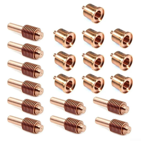 Heavy Duty Pro Grade Plasma Cutter Torch Nozzle Tips And Electrodes Set For 1250 Plasma Cutters 80A Compatible Replacement
