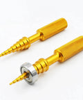 Thinking Process: gold aluminum mini bearing puller kit with 2mm-14mm stepped shaft removal tool