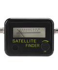 Front view of Portable Satellite Signal Strength Finder Pro with clear digital screen for DirecTV dish alignment.