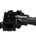 Drop-In Exhaust Manifold Elbow For Mercury Marine Outboards And MerCruiser, 4 Inch OD, 14 Degree Down Angle, black finish
