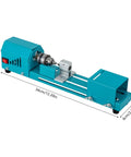 Compact Wood Lathe Machine Featuring 96 Watt Copper Motor Adjustable 4000 To 9000 Rpm Speed Aluminum Build for detailed woodworking.