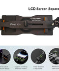 Top view of Universal LCD Screen Separator With Heating Free Opening Strong Suction Cup Portable Adjustable Display Removal Clamp.