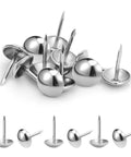 Top Shelf 7/16 Inch Upholstery Tacks For Furniture Repair And Diy Crafts With Killer Silver Nailhead Trim and Smooth Metal Finish.
