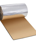 200 Mil Thick Soundproofing Mat Roll for Cars Trucks and Vans 36 Square Foot heavy-duty insulation roll showing silver side and foam.