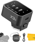X3S Wireless Flash Trigger For Sony Cameras With 2.4G X System, TTL Auto Manual Multi Flash, with accessories and case
