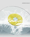 Tempered Glass Lazy Susan Turntable For Dining Tables, 20 Inch Swivel Serving Tray With 360 Degree Rotation in water