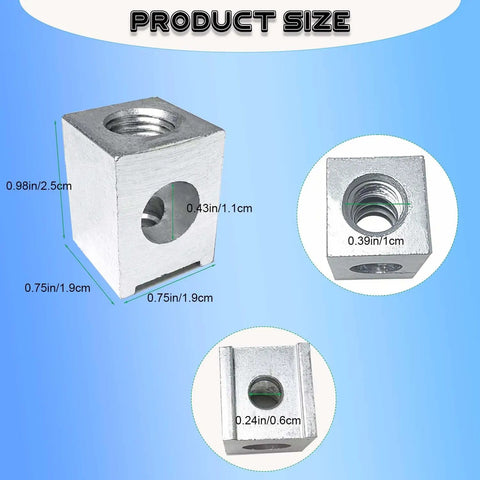 Neutral Lug Kit For Four To Two Zero Gauge Wires Aluminum Ground Lugs Set product size dimensions.
