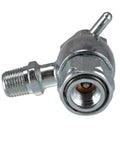 Heavy Duty High Pressure Strut Coupler for Aircraft Shocks No Loss Air Chuck 1/8 NPT Male Fitting AV556 Schrader Valve Tool