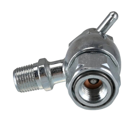 Heavy Duty High Pressure Strut Coupler for Aircraft Shocks No Loss Air Chuck 1/8 NPT Male Fitting AV556 Schrader Valve Tool