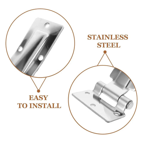 Heavy Duty Adjustable Door Hinges In Stainless Steel For Exterior Doors And Gates Quiet Close And Smooth Operation Built Tough