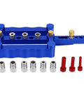 Rock Solid Self Centering Doweling Jig 6 Piece Aluminum Alloy Drill Bit Locator Quick Grip Setup for woodworking kit