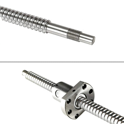 Beefed Up Ball Screw SFU1204 250mm Length 12mm Diameter 4mm Pitch Kit with Nut Housing BK10 BF10 End Supports for CNC Machines