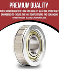 30-60794A4 Gimbal Bearing Replacement For Sterndrive Boats With Greasable Design shown in premium quality material close-up
