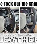 Hydrating Car Cleaner Cubes On The Go For Interior Surfaces Leather Plastic Carpet Vinyl And Tesla Vegan Leather Non Toxic Color Safe No Water Needed Rich Lather Wipe Down Easily before-after steering wheel cleaning