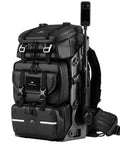 Lancer Camera Backpack With 1.5m Extendable Magic Arm For Hands Free POV Vlog And Run And Gun Filming Large Capacity Modular Photography Backpack With Exoskeleton Design Black