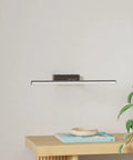 Wireless Picture Light With 5200mAh Battery And Remote Dope Bronze 16 Inch Metal Art Light mounted on wall above table