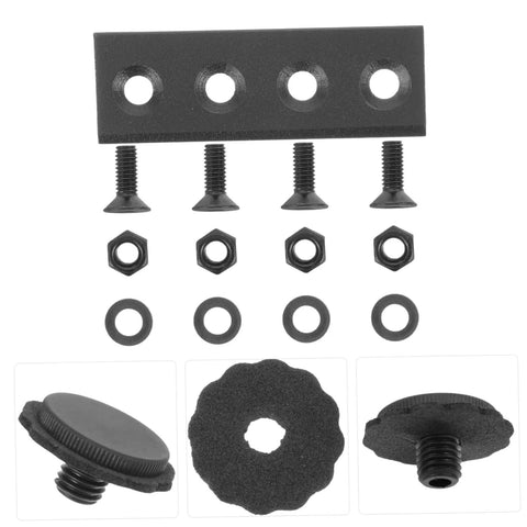 DIY Friendly Barn Door Track Connector Plates for Easy Install with Braces Heavy Duty Metal Mending Plates and Track Fixing Hardware Kit