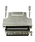 68Pin SCSI HPDB Straight Male Connector For Solder Termination, Industrial Grade Data Transmission, Easy Install Plug, Heavy-Duty Computer Hardware Connector For Reliable IT And OEM Gear, metal male connector with screws