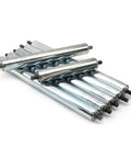 Heavy Duty 1Pc Galvanized Gravity Roller For Industrial Assembly Line Conveyors, showing multiple rollers with a rust-resistant finish.