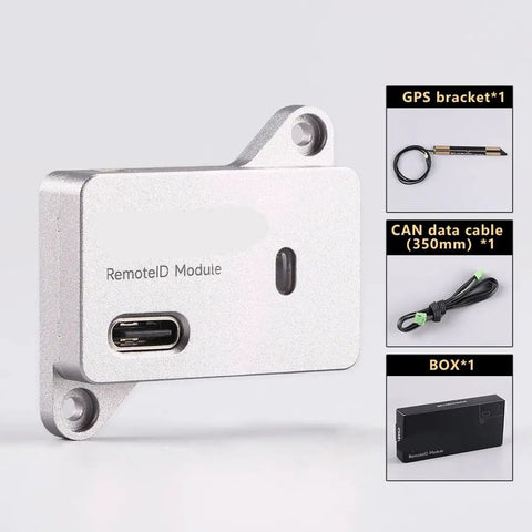 Remote ID Broadcast Module For Drones With DroneCAN And UART Support, Real Time Telemetry Over 2.4GHz WiFi And Bluetooth For Airspace