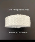 Flat Fiberglass Wick 5 Feet By 1 Inch For Tiki Torches Oil Lamps Lanterns And Indoor Outdoor Burners Replacement Wick