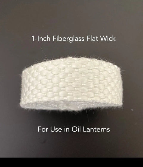 Flat Fiberglass Wick 5 Feet By 1 Inch For Tiki Torches Oil Lamps Lanterns And Indoor Outdoor Burners Replacement Wick