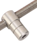 Close-up of Durable Stainless Steel Bench Dog Clamp For Woodworking 19mm Extended Length Workhorse For Carpenters Built To Last
