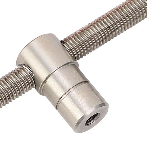Close-up of Durable Stainless Steel Bench Dog Clamp For Woodworking 19mm Extended Length Workhorse For Carpenters Built To Last