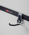 Heavy Duty Garage Bike Storage Hook Set Vertical Wall Mount Rack For Bicycles Up To 50 Lbs 4 Pack Quick Snap On FastTrack Rails Soft Grip