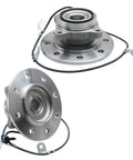Heavy Duty 4WD Front Wheel Bearing Hub Assemblies For 96 Through 00 Chevy And GMC K2500 K3500 Suburban with sensor wire.