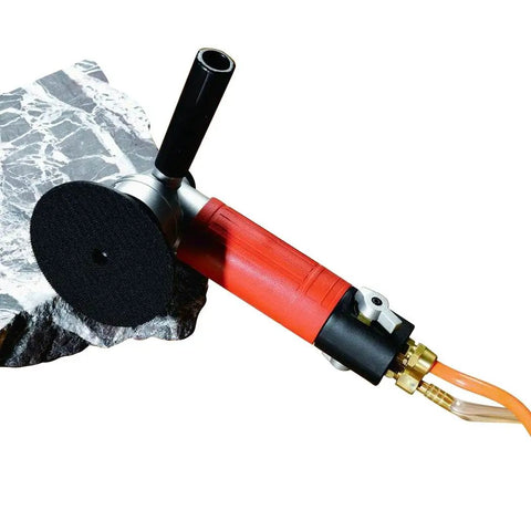 Air Powered Wet Polisher Sander 4 Inch Versatile Wet Stone Grinder 4500 RPM Pneumatic Front Exhaust on stone