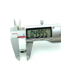 Fresh Replacement Band Saw Bearing Part Number 5140103-40 measured with digital caliper at 0.4995 inches.