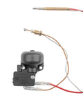 Timsec outdoor patio heater thermocouple sensor and tip-over switch with 16.2in wire and brass fittings