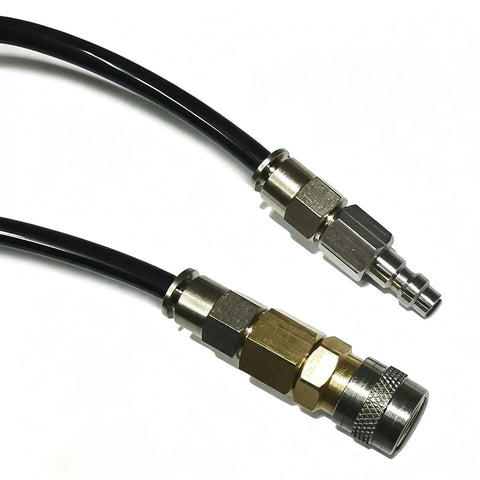 Badass HP Air Hose Adapter Quick Connect Cable 6mm Line Push Twist Fit No Tools Needed So You Build Stuff Faster Keep Air Compressor Link Tight Stress Free For All Your Daily Jobs Ready To Go Right Now For Sure, 6mm brass air hose connector
