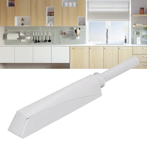 Touch Latch With Magnetic Actuation For Cabinets And Wardrobes ABS Housing 8.8 x 1.4 cm Push To Open 3.8 cm Throw 24 g Weight