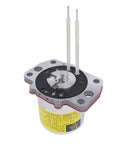 Front view of LBLYTO ABS pump motor assembly with two white leads for Toyota Camry Hybrid 2007–2011