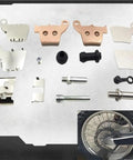 Premium Motorcycle Front And Rear Brake Caliper Repair Kit With Pins, Springs And Pads For Off Road Dirt Bikes, Delivers Strong Braking, Easy Fit, Durable Construction, Ideal Upgrade For Caliper Maintenance And Braking Stability, assorted metal parts
