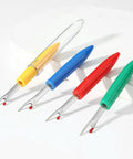 Complete 10 Piece Handy Sewing Seam Ripper Set With 4 Small Unpickers, 4 Large Unpickers, 1 Double Edged Thread Cutter And 1 Scissor