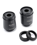 4 In 1 Fork Dust Seal Installation Tool For Bike Suspension Forks DIY Ready Driver And Wiper Guide, black, sizes 32-36mm.