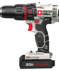 Cordless 20V Max 1/2 Inch Hammer Drill Ultra Compact And Lightweight For Easy One-Hand Use Powerful Drilling In Wood And Concrete