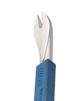 Close-up of Pro Claw Nail Puller 14 Inch Pry Bar with forged steel thin claw and no slip cushion grip.