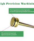 Heavy Duty Cam Bearing Install And Removal Tool Kit For SBC V8 And 90 Degree V6 Engines, Universal Fit, O-ring detail