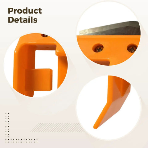 Blade Assembly Replacement Part For Juicer XC2000E Series, Durable Plastic Build For Efficient Juice Extraction, Compatible With XC2000E Models, Easy Install For Your Juicing Machine orange plastic blade details
