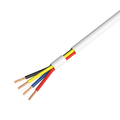 500ft Stranded 18/4 Alarm CCA Wire For Low Voltage LED And Security Systems Like Burglar Alarms Fire Detectors Doorbells
