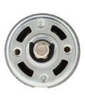 Front view of RS775 DC Motor 12V 3000 RPM Dual Output Long Shaft Fan Motor