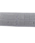 Top Shelf Pbt Translucent Pudding Keycaps For Mechanical Keyboards Two Tone Injection White switch ready 132 piece set displayed.